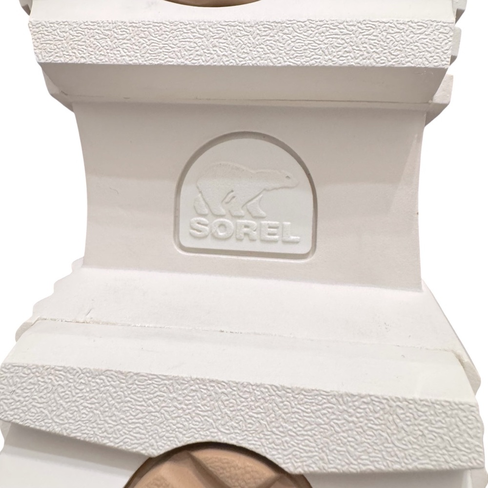 NEW SOREL women's ona streetworks slide sandals in chalk Sz‎ 8.5 - Picture 10 of 12